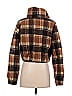 Zaful 100% Polyester Plaid Brown Fleece Size S - photo 2