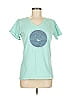 Life Is Good 100% Cotton Teal Green Short Sleeve T-Shirt Size M - photo 1