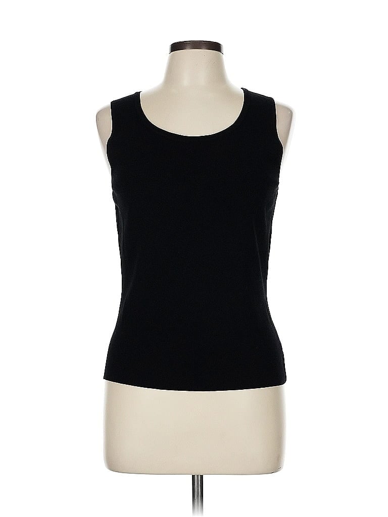 Click to view more detailed imagery on our partner's website Pre-owned Talbots Tank Top Black Strapless Neckline Tops