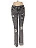 Flying Monkey Hearts Gray Jeans Size 27 waist - photo 1