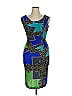 ETRO Graphic Blue Cocktail Dress Size EU (IT) 48 / US 12 - photo 1