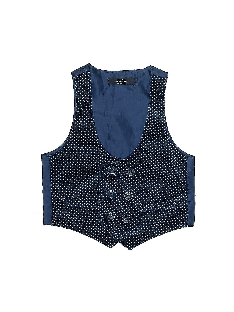Nautica 100% Polyester Blue Tuxedo Vest 9-12 MO / 12 MO - photo 1