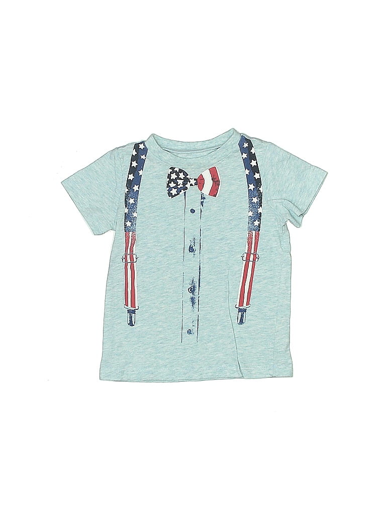 First Impressions Blue Short Sleeve T-Shirt 9-12 MO / 12 MO - photo 1