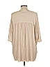 Pol Tan Ivory 3/4 Sleeve Top Size L - photo 2