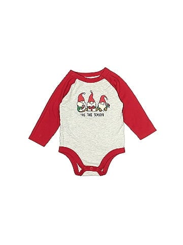 Holiday Time Long Sleeve Onesie (view 1)
