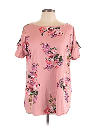 Cool Melon Short Sleeve Blouse (view 1)