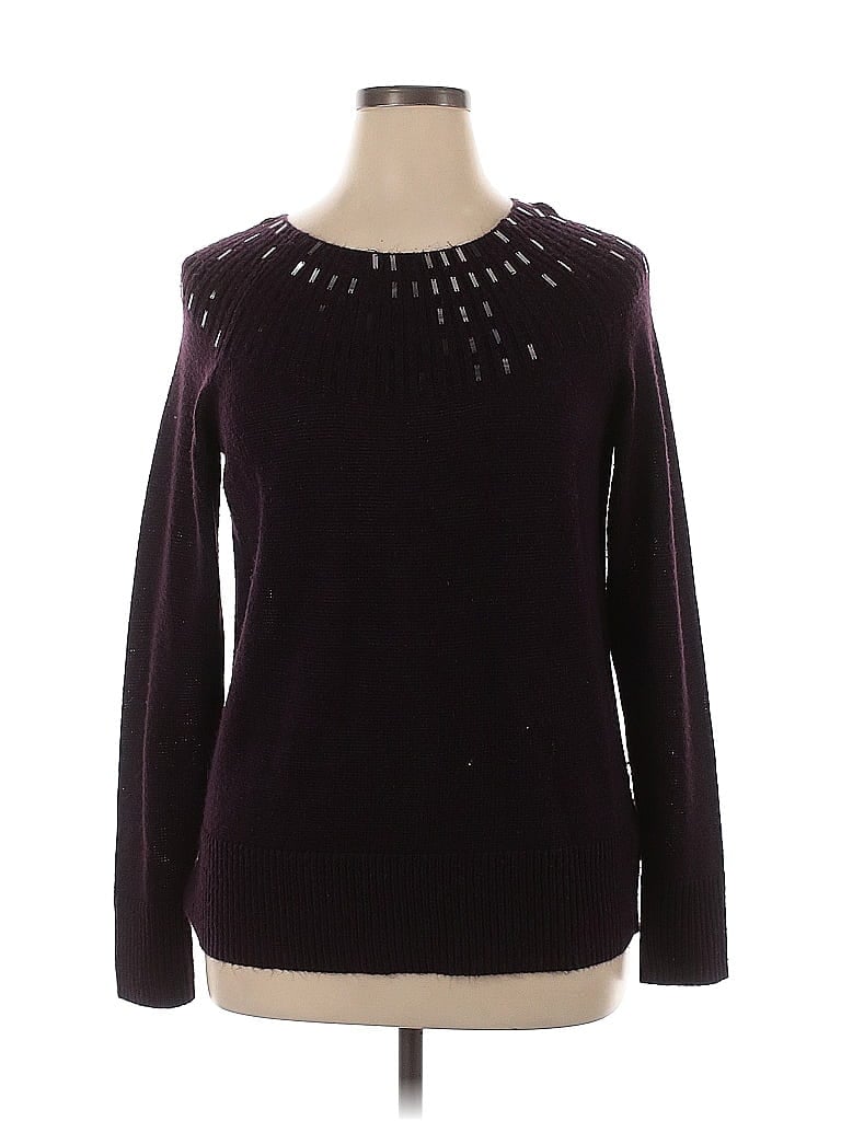 Pre-owned Apt. 9 Pullover Sweater In Purple