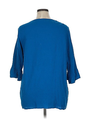 Blair 3/4 Sleeve Blouse (view 2)