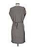 Komarov Solid Gray Casual Dress Size L - photo 2