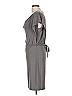 Komarov Solid Gray Casual Dress Size L - photo 5