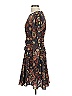 Preen by Thornton Bregazzi Paisley Brown Cocktail Dress Size S - photo 5