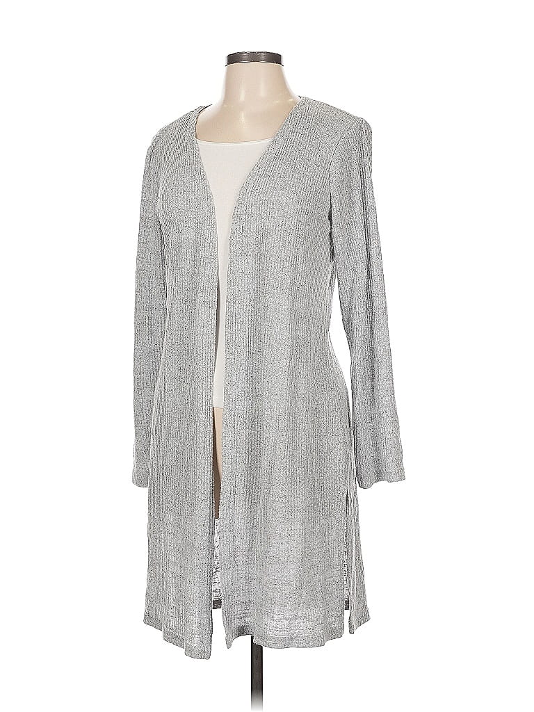 Dana Buchman Gray Cardigan Size L - photo 1