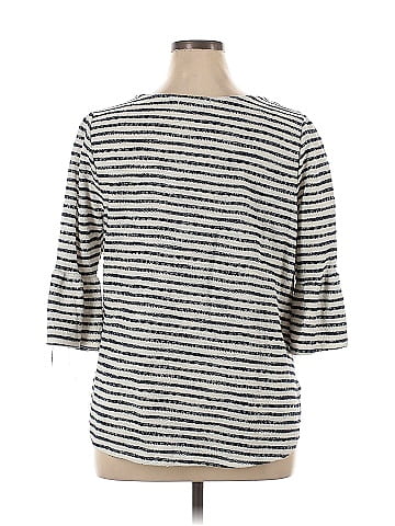 Green Envelope 3/4 Sleeve Top (view 2)
