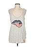 Divided by H&M 100% Viscose Silver Tank Top Size L - photo 1