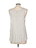 Divided by H&M 100% Viscose Silver Tank Top Size L - photo 2