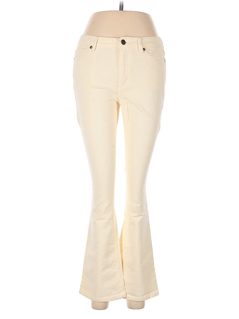Pre-owned Ann Mashburn Jeans In White