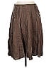 J.Jill 100% Linen Brown Casual Skirt Size 12 - photo 2