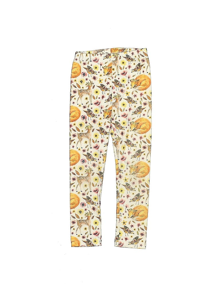 Pre-owned Unbranded Kids' Leggings In Orange
