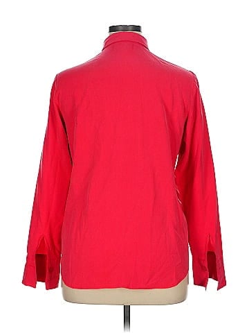 Saks Fifth Avenue Long Sleeve Silk Top (view 2)