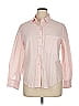 Joy Joy 100% Cotton Pink 3/4 Sleeve Button-Down Shirt Size XL - photo 1
