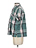 L.L.Bean 100% Polyester Plaid Teal Short Sleeve Blouse Size XS - photo 5