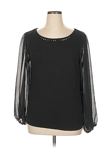 Carmen Carmen Marc Valvo Long Sleeve Blouse (view 1)