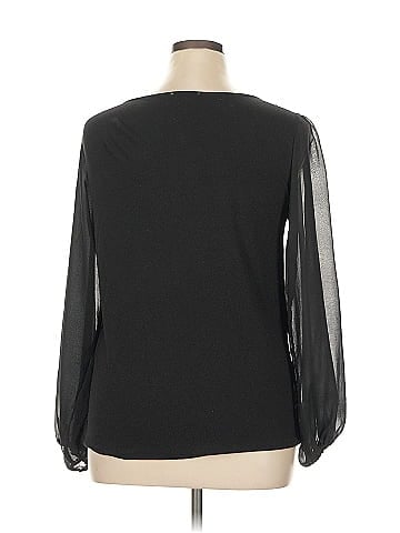 Carmen Carmen Marc Valvo Long Sleeve Blouse (view 2)