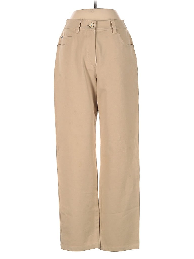 St. John Sport Solid Tan Khakis Size 2 - photo 1