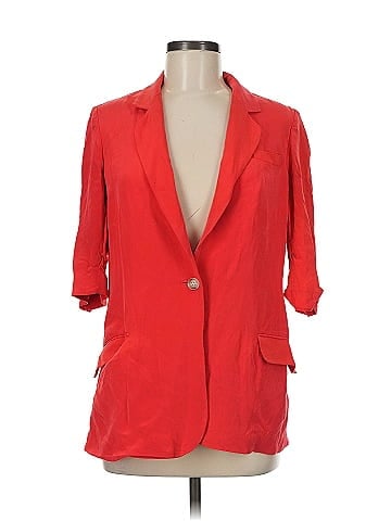 Elizabeth and James Silk Blazer (view 1)