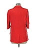 Elizabeth and James 100% Silk Red Pink Silk Blazer Size 6 - photo 2