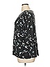 Ellos 100% Rayon Black 3/4 Sleeve Top Size 14 - photo 5