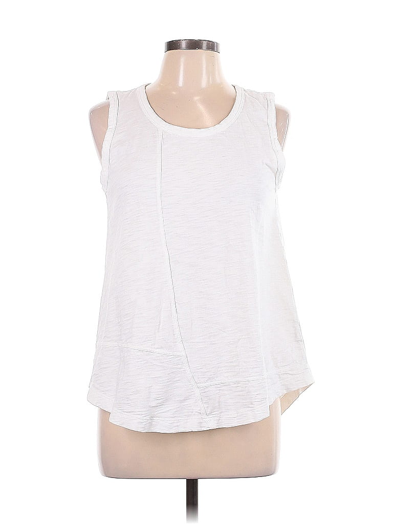 Habitat 100% Cotton White Sleeveless T-Shirt Size M - photo 1