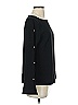 Ann Taylor 100% Polyester Black Long Sleeve Top Size XS - photo 4