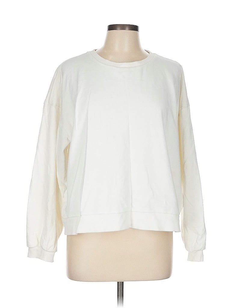 Pre-owned Ascot And Hart Sweatshirt In White