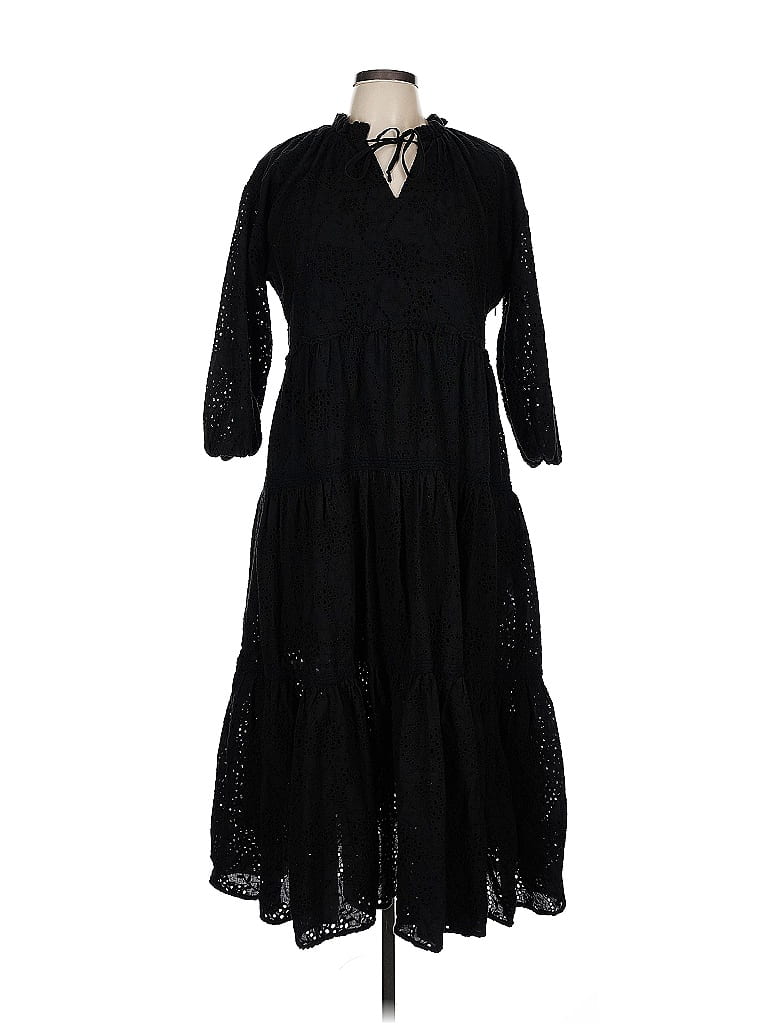 womens denim dress long sleeve Sail Blue V Neck Collared Single Chest Pocket price-change-job-active NZ Size:8 A close-up shot showing
