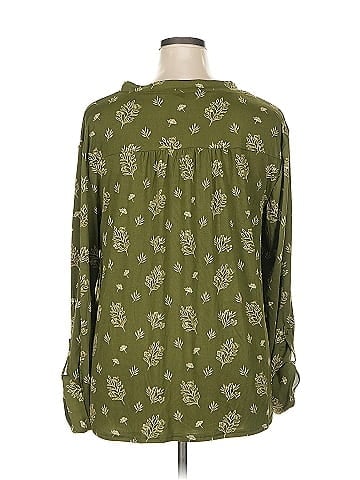 White Mark Long Sleeve Blouse (view 2)