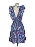 House of Harlow 1960 100% Cotton Paisley Blue Cocktail Dress Size 5 - photo 2