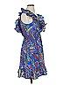 House of Harlow 1960 100% Cotton Paisley Blue Cocktail Dress Size 5 - photo 4