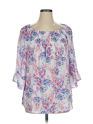 Counterparts 3/4 Sleeve Blouse (view 1)