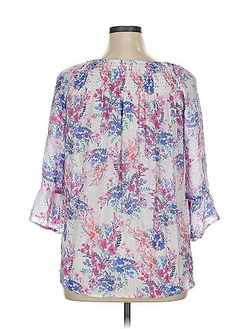 Counterparts 3/4 Sleeve Blouse (view 2)