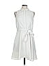 Black Halo Solid White Casual Dress Size L - photo 1