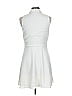 Black Halo Solid White Casual Dress Size L - photo 2