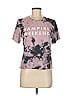 Canvas 100% Cotton Tie-dye Pink Short Sleeve T-Shirt Size M - photo 1