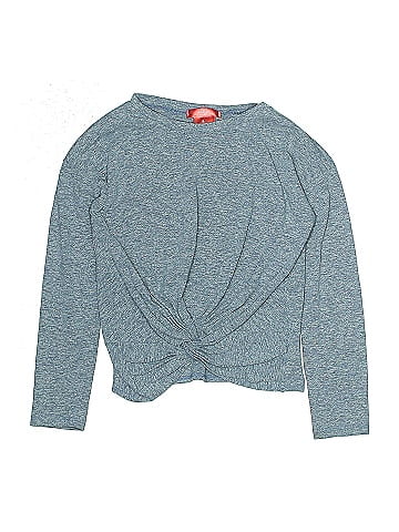Aqua Long Sleeve T-Shirt (view 1)