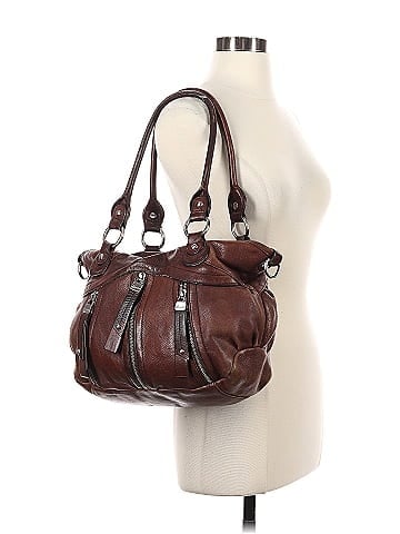 B Makowsky Leather Shoulder Bag (view 2)