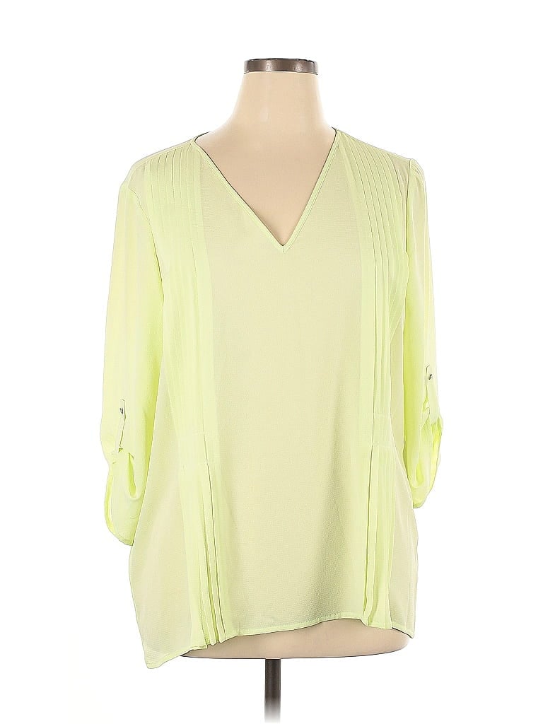 Chaus Green 3/4 Sleeve Blouse Size XL - photo 1