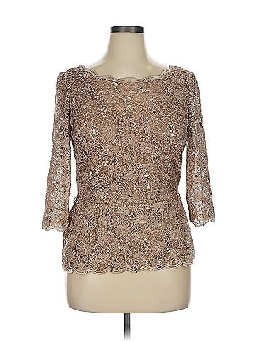 Alex Evenings 3/4 Sleeve Top (view 1)