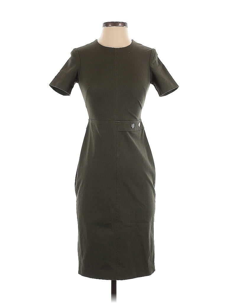 Banana Republic Solid Gray Brown Casual Dress Size 0 - photo 1