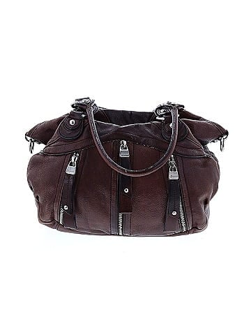 B Makowsky Leather Shoulder Bag (view 1)