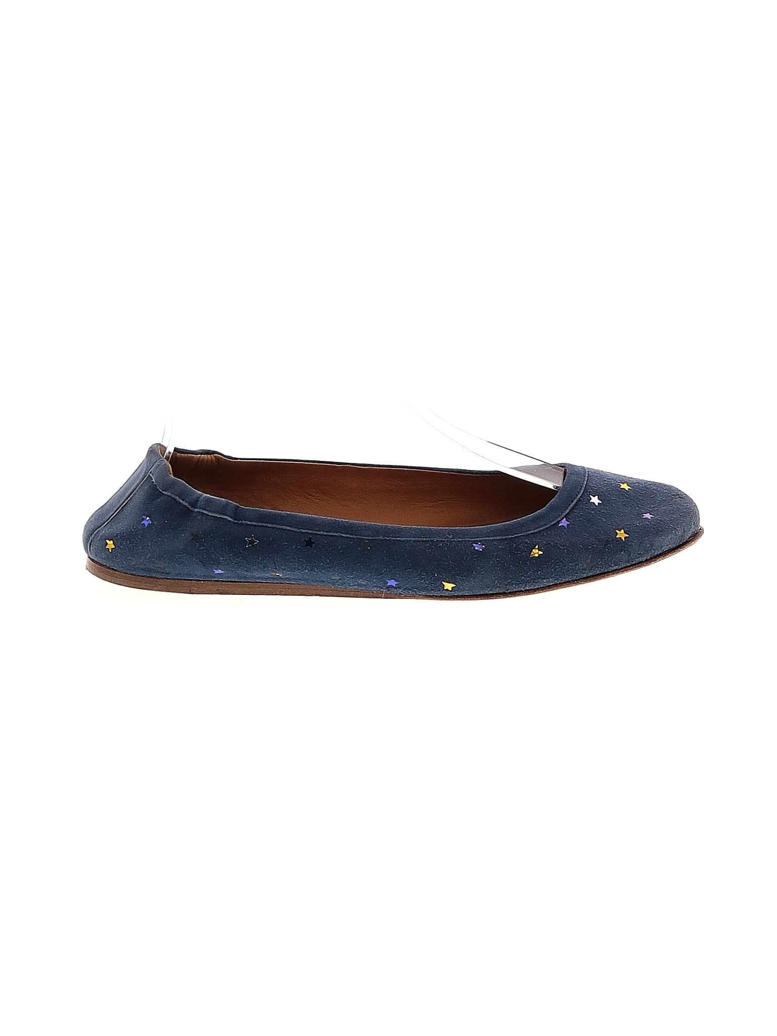 Isabel Marant Stars Blue Suede Flats Size EU 37